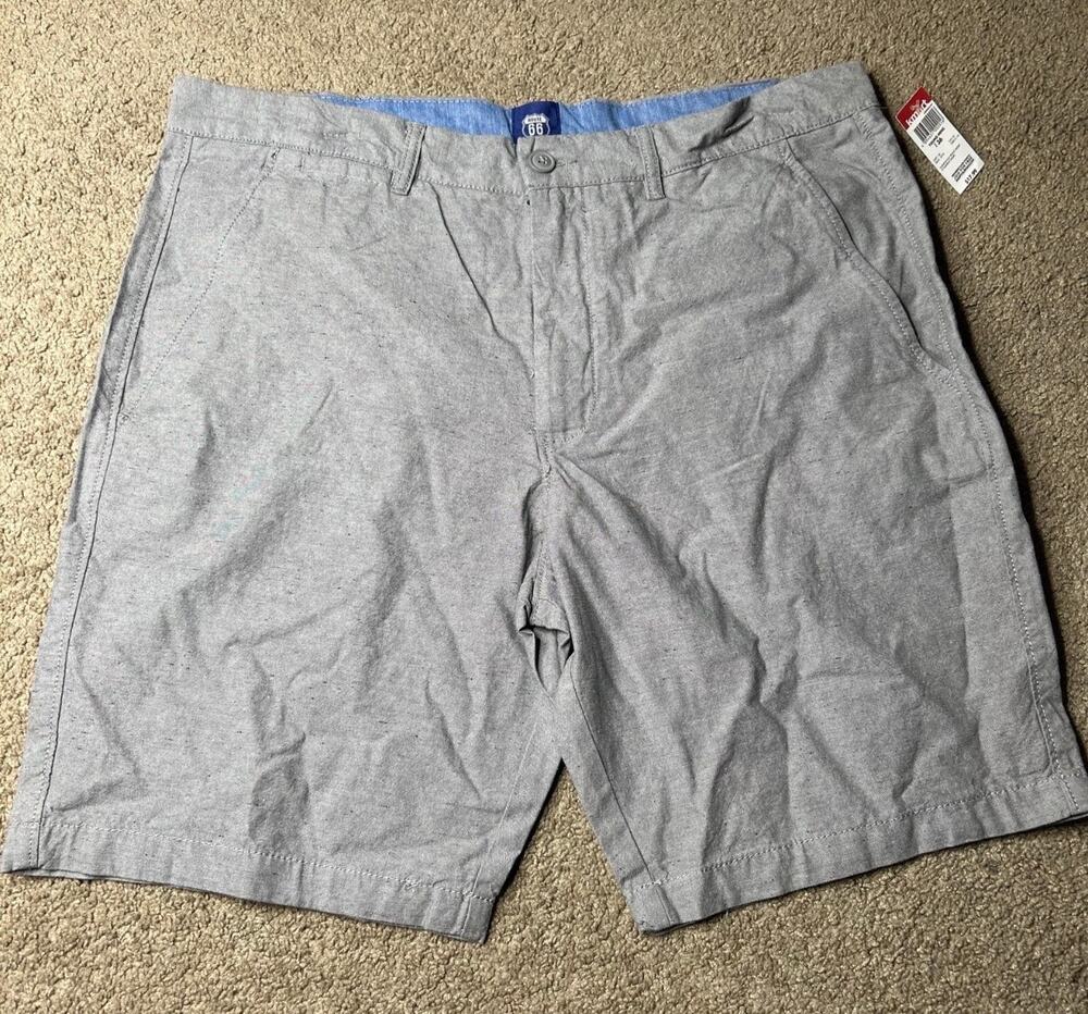 New With Tags Men’s Size 36 Route 66  Gray Dress Shorts